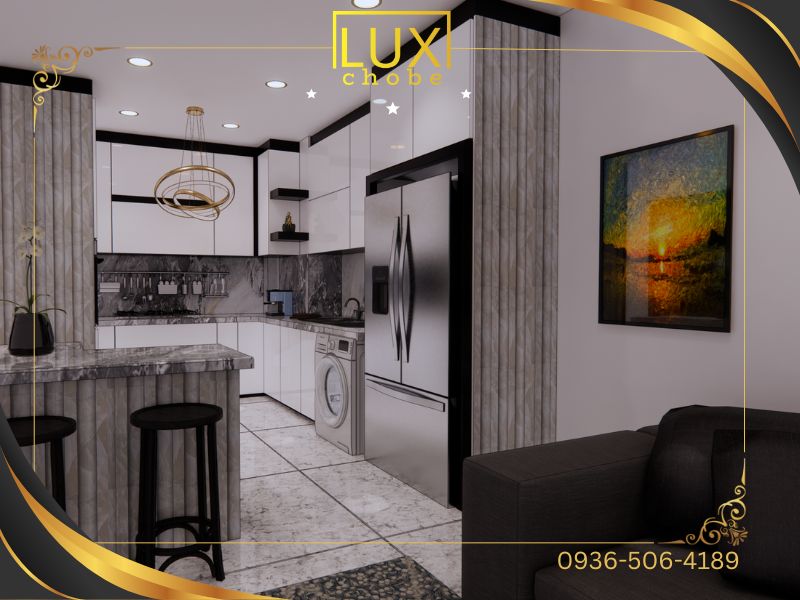 طراحی سه بعدی کابینت با رویت