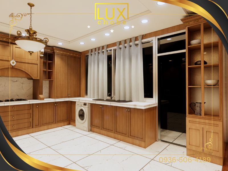 نمونه کار طراحی کابینت کلاسیک خاص