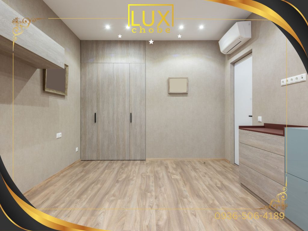 کمد دیواری لولایی خاکستری