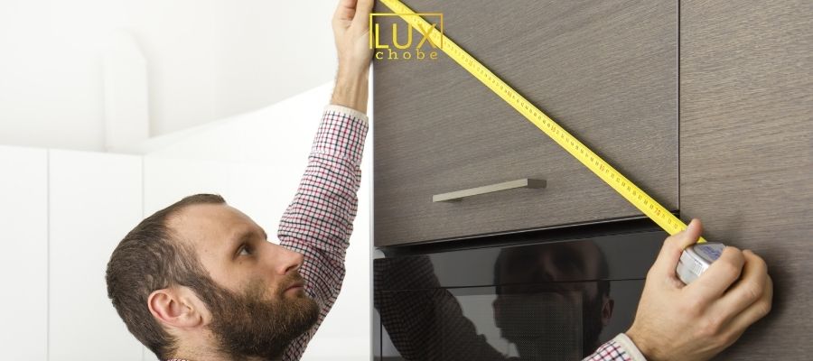 ابعاد استاندارد کابینت بالایی آشپزخانه - عمق و ارتفاع کابینت دیواری مشهد