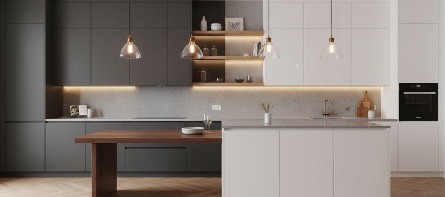 مقایسه کابینت مات و براق پلی اورتان